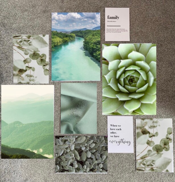 Sage Green Gallery Wall Art Prints - Set Of 9