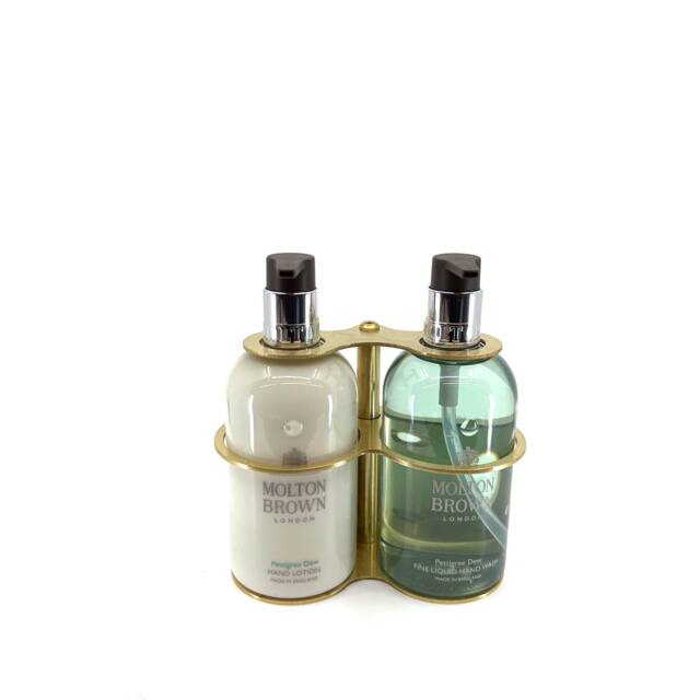 Double Brass Soap Dispenser Wall Bracket To Suit 300Ml Bottles - image 1