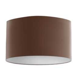 Brown Lampshade With 100% Cotton Fabric, Handmade Lampshades, Table Ceiling Lamp Shades - thumbnail 1