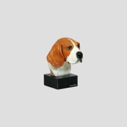 Beagle, Dog Marble Statue, Painted, Limited Edition, Make Your Own Artdog. Made Of Cold Cast Bronze. Perfect Gift. Limited Edition - thumbnail 2