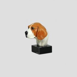 Beagle, Dog Marble Statue, Painted, Limited Edition, Make Your Own Artdog. Made Of Cold Cast Bronze. Perfect Gift. Limited Edition - thumbnail 3