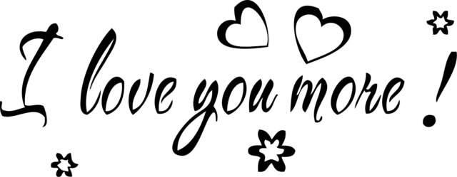 I Love You More Quote Printable Wall Art