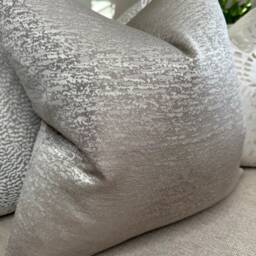 Decorative Cushion Cover, Scatter Cushion, Sofa Pillow Textured Taupe Design, Size 18 - thumbnail 3