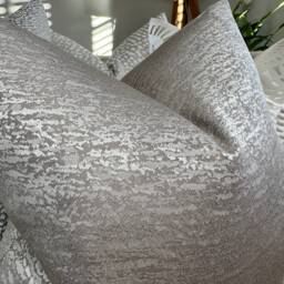 Decorative Cushion Cover, Scatter Cushion, Sofa Pillow Textured Taupe Design, Size 18 - thumbnail 2