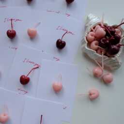 Cherry Candle/Make A Wish Card With , Personalised Name, Birthday Card, Best - thumbnail 1