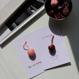 Cherry Candle/Make A Wish Card With , Personalised Name, Birthday Card, Best - thumbnail 2