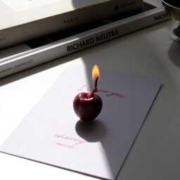 Cherry Candle/Make A Wish Card With , Personalised Name, Birthday Card, Best - thumbnail 3