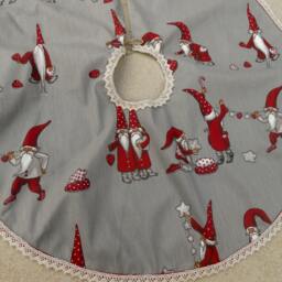 Christmas Tree Skirt Gnome Decor Ornament Holiday Scandinavian Gift Swedish - thumbnail 2