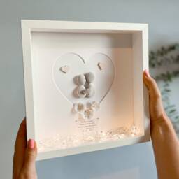 If Mums Were Flowers Personalised Pebble Art Picture Frame Keepsake Birthday Gift For Mum 50Th 40Th 30Th 70 From Children Stone Family
