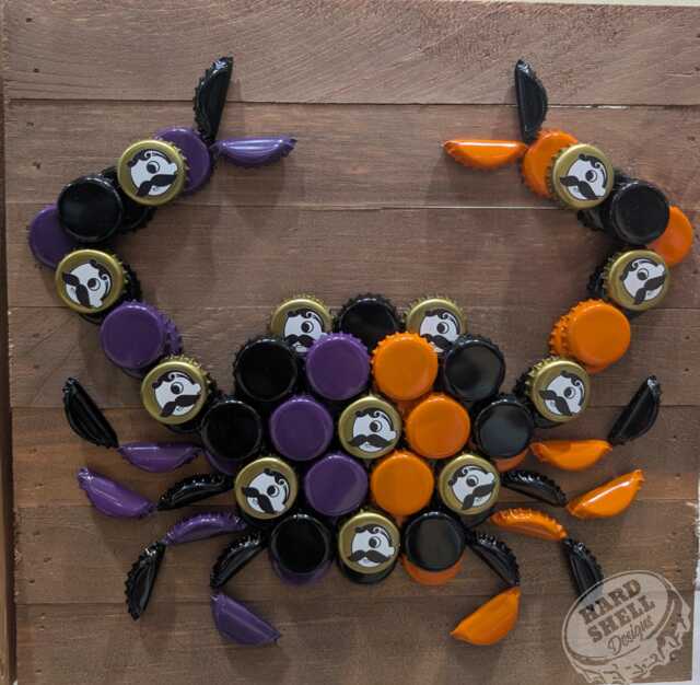 Maryland Crab Wall Art Ravens, Orioles, Natty Boh Bottle Caps - image 1