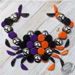 Maryland Crab Wall Art Ravens, Orioles, Natty Boh Bottle Caps - thumbnail 2