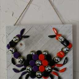 Maryland Crab Wall Art Ravens, Orioles, Natty Boh Bottle Caps - thumbnail 3