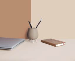 Pencil Pots, Desk Organizer Made With Recycled Wood, Idea For Office Accessories, Storage & Decoration, Scandinavian Design, Gift Home