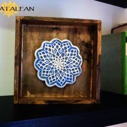 "Decorative Painting ""Blue Flower" - thumbnail 4