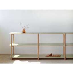 Anyshelf 240/3 - Shelving Unit Low Bookcase Bookshelves Modern Shelves Tv Stand Scandinavian Mid-Century Vinyl Record Storage - thumbnail 3