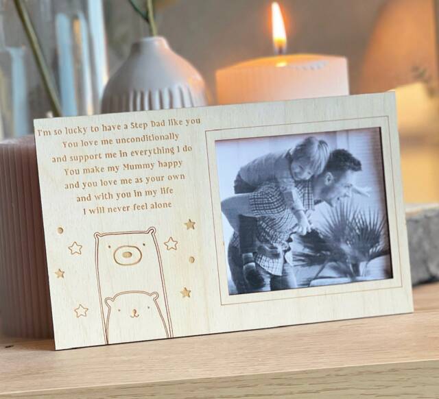 Step Dad Like You Magnet Photo Frame - Gifts For Step Daddy Dad Father Gift Decor