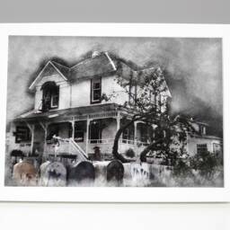 The Goonies House Pencil Sketch Art Poster Print - Wall - thumbnail 3