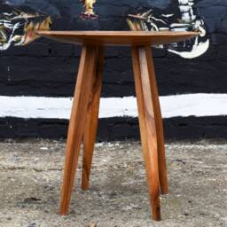Handmade Walnut Coffee Table, Solid Wood Side Table - thumbnail 2