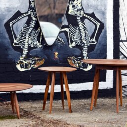 Handmade Walnut Coffee Table, Solid Wood Side Table - thumbnail 4