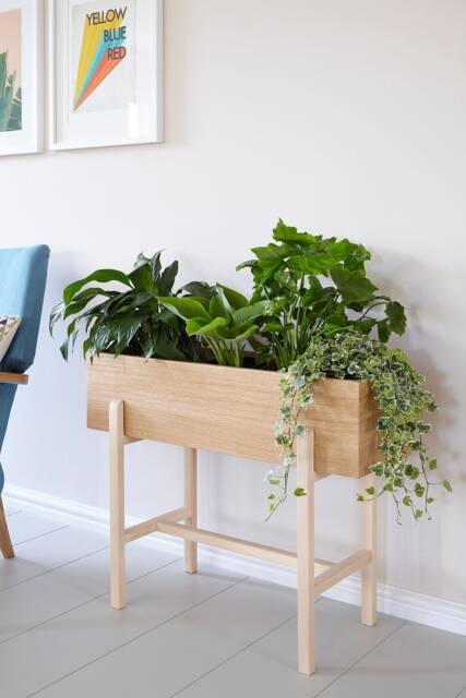 Pippa Planter Oak & Maple/House Plant Book Storage - image 1