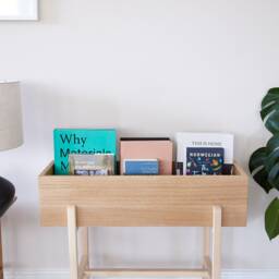 Pippa Planter Oak & Maple/House Plant Book Storage - thumbnail 3