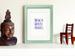 Sage Green Rustic Picture Frame A2, A3, A4, A5, 5x5, 6x6, 5x7, 6x8, 8x10, 11x14 - Handmade Photo Frames Mounted Free Standing - thumbnail 1