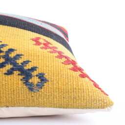 16x24 Kilim Lumbar Pillow Cover Turkish Wool Cushion - thumbnail 4