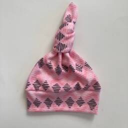 Organic Newborn Girl Coming Home Set. Baby Clothes. Swaddle Blanket & Hat Shower Gift. Photo Prop - thumbnail 2