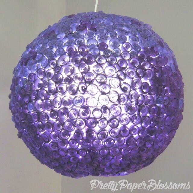 Handmade Quill Lace Pendant Lamp Paper Lantern Lighting - image 1