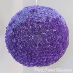 Handmade Quill Lace Pendant Lamp Paper Lantern Lighting - thumbnail 2