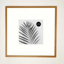"Oak Effect Wooden Photo Frame 18x18"" For 8x8" - thumbnail 1