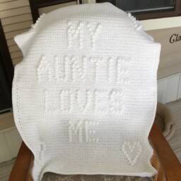 My Auntie Loves Me Crochet Baby Blanket Pattern - thumbnail 3
