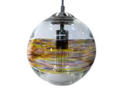Sunset Aurora Pendant Light Handmade Glass Kitchen Luminaire Ready-Made - thumbnail 1