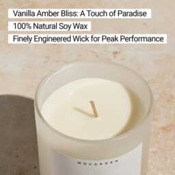 Anniversary Gifts Candle For Her Him, Luxury Vanilla Pure Soy 220G - thumbnail 3