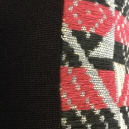 Vintage Handmade Thai Textile Cotton Hemp Pillow Cover in The North Of Vietnam - thumbnail 4