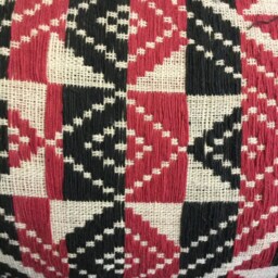 Vintage Handmade Thai Textile Cotton Hemp Pillow Cover in The North Of Vietnam - thumbnail 2