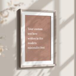 Custom Quote Print, Wall Art, Personalised Text Song Lyrics Or Poem Housewarming Gift, Gift For Her Or Him - thumbnail 3