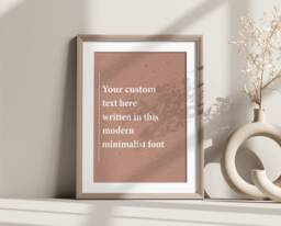 Custom Quote Print, Wall Art, Personalised Text Song Lyrics Or Poem Housewarming Gift, Gift For Her Or Him - thumbnail 1