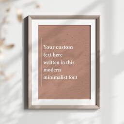 Custom Quote Print, Wall Art, Personalised Text Song Lyrics Or Poem Housewarming Gift, Gift For Her Or Him - thumbnail 2
