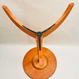 Shaker Candle Table Cherry Wood Stand With Hand-Rubbed Finish - thumbnail 2