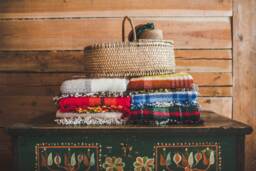 "New Zealand Wool Blanket Plaid Throw With Fringes - 51"" X 83" - thumbnail 1