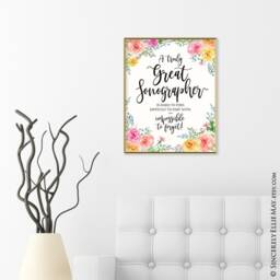 Gifts For Sonographer - Ultrasound Technician Wall Art Printable, Great As Medical Sonography Thank You You Print 40429 - thumbnail 3