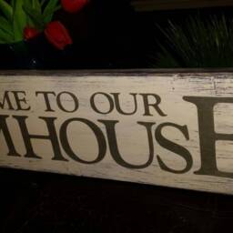 Welcome To Our Farmhouse Wood Sign Distressed Extra Large Rustic Wall Hanging Primitive Decoration Housewarming Gift Fixer Upper Decor - thumbnail 3