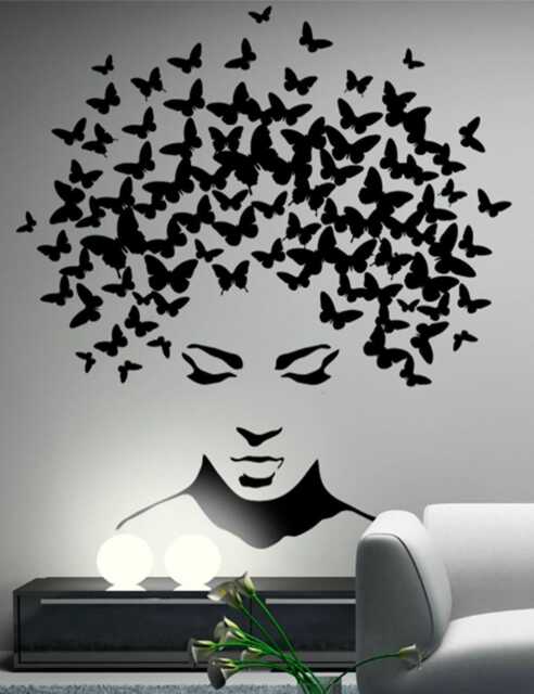 Butterflies Wall Sticker - Home Decor Art Elegant Butterfly Decal - image 1