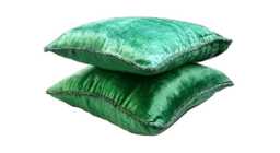 "Designer Emerald Green Sofa Throw Pillow Large 24""x24""/26""x26"