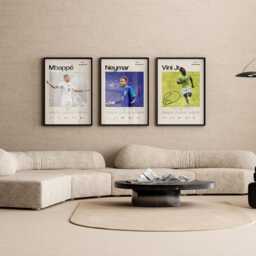 Neymar Brazil Winger Stats Poster, Jr Soccer Wall Art, Football Print, Poster Gift, Sports Decor - thumbnail 4