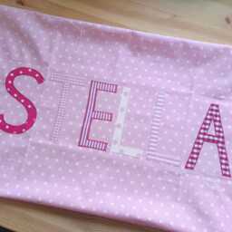 40 X 80 cm Children's Room Cushion With Name - Personalized Stars, Gift For Children - thumbnail 2