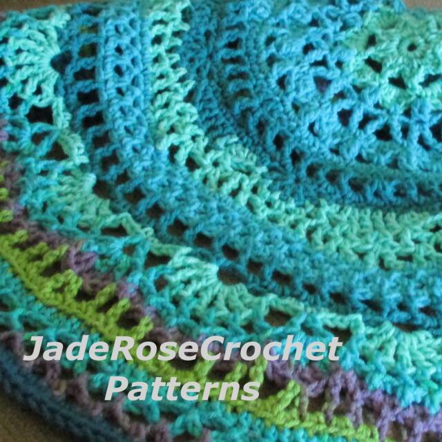 Crochet Afghan Pattern Mandala Medallion, Lap Blanket, Pattern, PDF904 - image 1