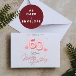 Mum 60Th Birthday Candle Gift Set Box Card Gifts Print W - thumbnail 3