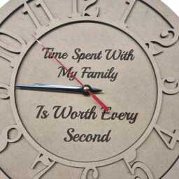 Personalised Clock Any Text in Center - thumbnail 4